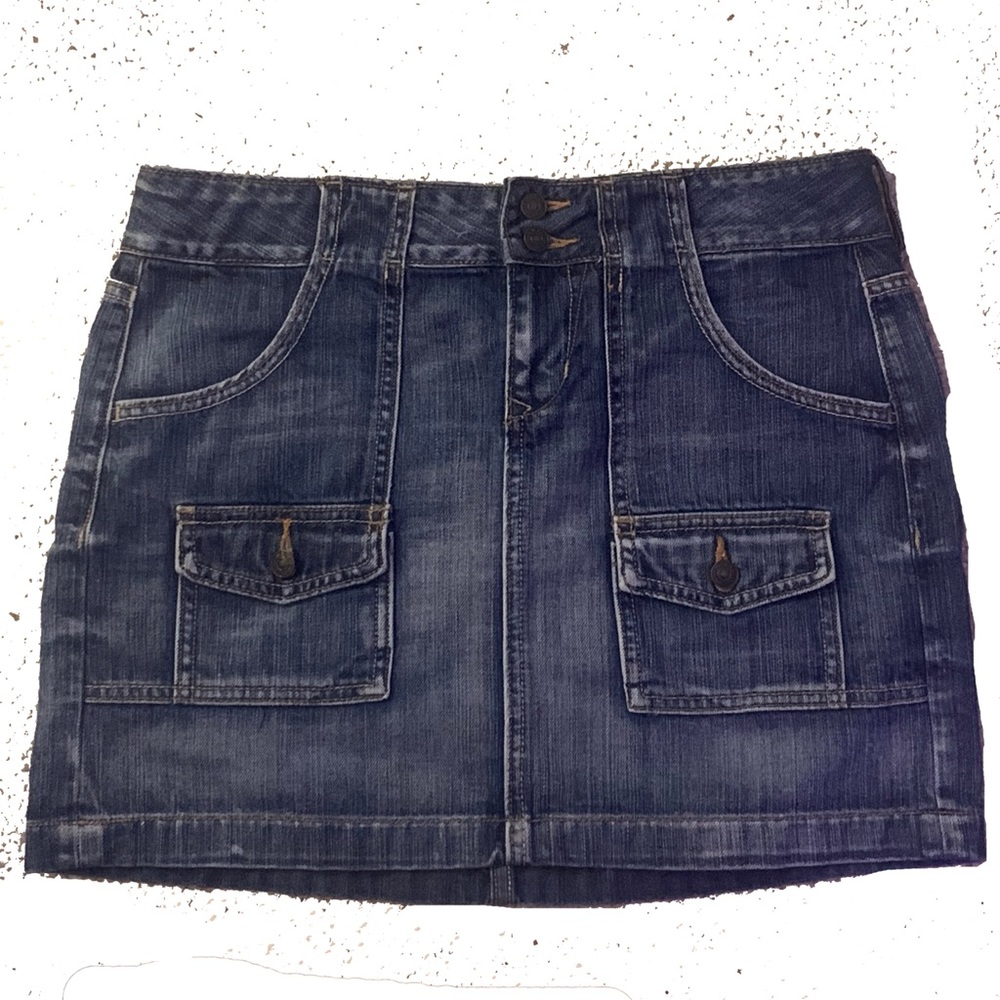 Denim y2k mini skirt